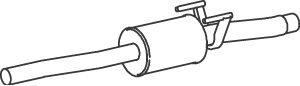 DINEX 56355 Middle Silencer